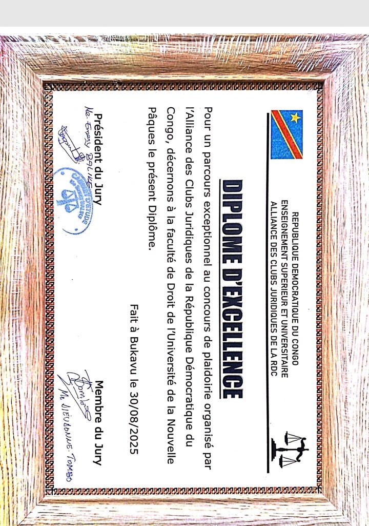 DIPLOME D'EXCELLENCE